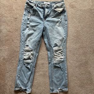 Lovervet Distressed Mom Jeans Size 14